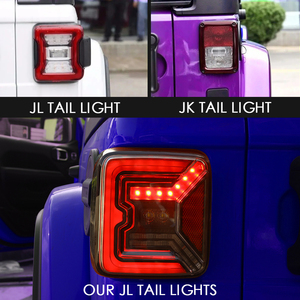 Rojo somke Color LED luces de cola para <span class=keywords><strong>Jeep</strong></span> Wrangler JL JLU 2018 <span class=keywords><strong>2019</strong></span> deporte Rubicon del Sáhara - Product Image 4