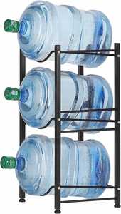 Support de rangement pour bouteilles d'eau de 5 gallons, 3 niveaux, haute qualité, robuste, sur mesure - Product Image 6