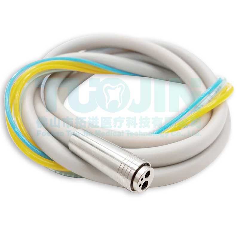 4 Holes Dental Silicone Handpiece Tubing/Hose with Connector Dental Handpiece Accessories