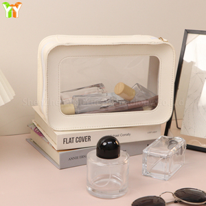 Grande trousse de toilette portable en PVC transparente et imperméable avec fermeture éclair <span class=keywords><strong>pour</strong></span> pinceaux de <span class=keywords><strong>maquillage</strong></span> <span class=keywords><strong>pour</strong></span> femmes - Product Image 2