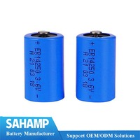 Grosir Baterai Li-ion Non-Rechargeable 1200mAh 14250 ER14250 3.6v