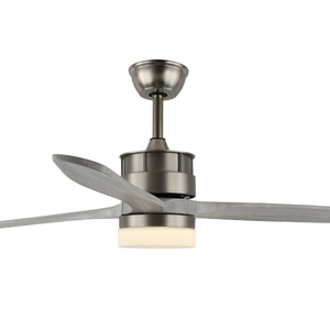 Quạt Trần LED Lưỡi Gỗ Cứng 52 Inch Kiểu Bắc Âu Công Nghiệp Yên Tĩnh Quạt Trần Gỗ Điều Khiển Từ Xa Quạt Chiếu Sáng - Product Image 2