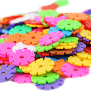 Blocs de construction flocon de neige en gros blocs en plastique blocs d'insertion de sorts jouets éducatifs pour enfants - Product Image 4