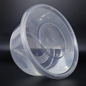 Disposable Dessert Bowls With Lids 600ml Round Microwaveable High Temperature Resistant Take Away Packaging - Product Image 2