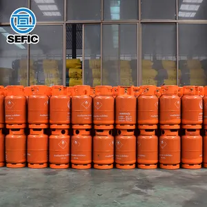 Nhà Máy Bán buôn 12.5kg áp suất thấp LPG Xi lanh khí giá có sẵn trong rỗng chai nhà bếp cho gabon thị trường