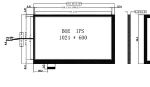 โมดูลจอแสดงผล TFT LCD ขนาด 7.0 นิ้ว พร้อมไฟแบ็คไลท์ LED แผง IPS และอินเทอร์เฟซ MIPI โมดูลจอแสดงผลขนาด 7.0 นิ้ว - Product Image 6