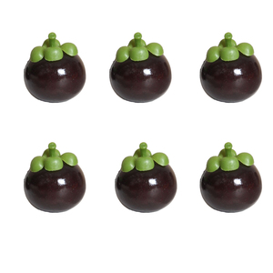 Artificial Lifelike <b>Foam</b> Mangosteen Fruit <b>Model</b> for Halloween Christmas & Easter Home Education Toys - Product Image 1
