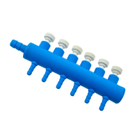 Accessoires pour aquarium : Diffuseur d'air pour aquarium en plastique écologique, distributeur d'oxygène à plusieurs sorties, boîte de distribution pour poissons vivants