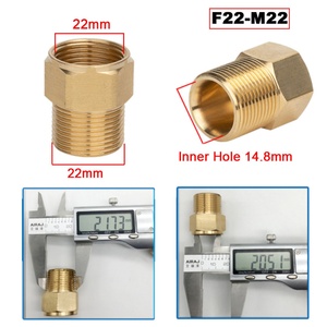 Raccord d'extension tuyau à tuyau 22 mm filetage femelle vers 22 mm filetage mâle 4500 PSI, adaptateur de connexion rapide hexagonal pour nettoyeur haute pression - Product Image 3