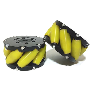 Rueda de <span class=keywords><strong>mecanum</strong></span> de grado <span class=keywords><strong>industrial</strong></span>, robot de rueda de <span class=keywords><strong>mecanum</strong></span> de aleación de aluminio <span class=keywords><strong>AGV</strong></span>, utiliza ruedas de poliuretano de 10 pulgadas - Product Image 5