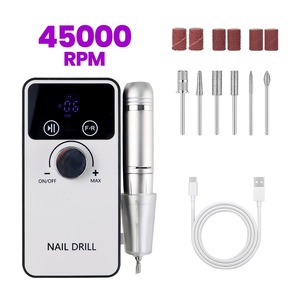 เครื่องเจียรเล็บไฟฟ้าแบบพกพา 45000 รอบต่อนาที ชาร์จไฟได้ สำหรับเจียรเล็บเจล ขัดเงาเล็บ ใช้ได้ทั้งที่บ้านและร้านทำเล็บ - Product Image 6