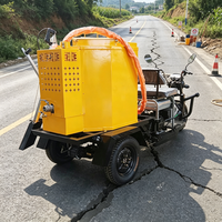 Machine de remplissage d'asphalte haute performance pour fissures de béton avec brûleur italien pour ponts et ponts routiers