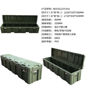 Kích thước lớn rotomolded cứng nhựa trường hợp IP65 cứng nhựa lưu trữ và vận chuyển Hộp bảo vệ - Product Image 5