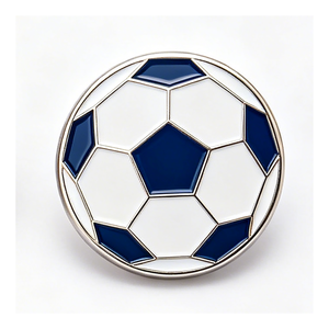 Spilla smaltata in stile anime/cartoon a tema calcio <span class=keywords><strong>mondiale</strong></span>, distintivo da risvolto per tifosi, souvenir da collezione, Campionato di calcio - Product Image 3