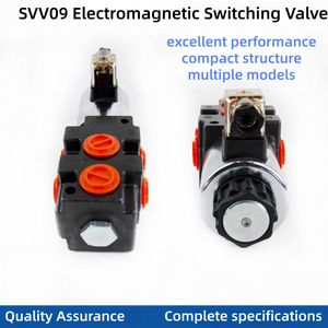 NBLandsky SVV09電磁スイッチングバルブ分割6方向制御バルブ1/2ポート50L/minフロー24圧力 - Product Image 4
