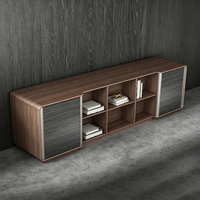 Armoire de rangement moderne en bois, classeur en acier avec éclairage LED, étagère ouverte, vitrine de bureau, organisateur de dossiers, placard