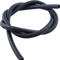 Tuyau ondulé AUPROTEC pour la protection des câbles, en PE, résistant aux UV, usage industriel, diamètre intérieur 4,5 mm, longueur 2 m