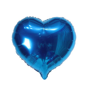 Parti malzemeleri 5 inç/10 inç/18 inç kalp şeklinde Mylar balon stokta birden fazla renk folyo balon - Product Image 6