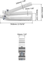 Outil d'insertion/d'élimination de boulons à cage en aluminium Enyoo OEM pour racks de serveurs et armoires réseau de 19/10 pouces