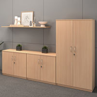 Armoire basse en acier pour salle de conférence, classeur de bureau haute capacité avec serrure, design moderne et minimaliste, compartiments amovibles pour
