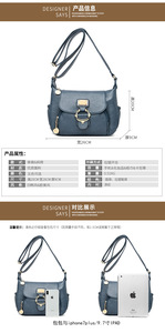 Luxury Pu Leather Handbags Women Shoulder Messenger Bags Designer Ladies Crossbody Bags for Women - Product Image 3