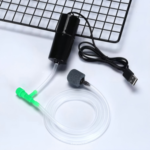 ポータブルミニUSB充電式プラスチック製エコフレンドリー水槽酸素ポンプ静音エアポンプバッグ水槽用品Wattshine G613 5L - Product Image 3