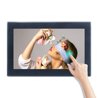 Moniteur Écran Tactile LCD Intégré Mural YC-132EBT de 13,3 Pouces à 7-21,5 Pouces avec Imprimante et Ports VGA DVI