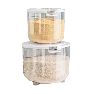 กล่องเก็บข้าวสารขนาดใหญ่ ป้องกันแมลงและความชื้น ฝาปิดแน่น ใช้งานง่าย สำหรับห้องครัว - Product Image 2