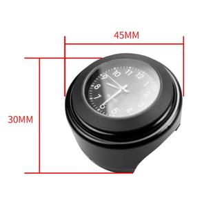 <strong>Motorcycle</strong> Quartz <strong>Clock</strong> 7/8" Waterproof Chrome Bike Handlebar Time Temperature Watch Aluminum Luminous <strong>Clock</strong> - Product Image 3