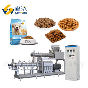 Machine à extruder de granulés en acier inoxydable entièrement automatique pour aliments pour animaux de compagnie, chats et chiens, avec moteur, haute capacité, fabricant - Product Image 1