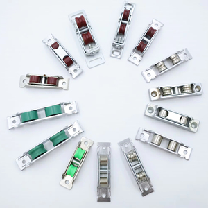 UPVC trượt CửA Sổ Con Lăn Đôi bánh xe phụ kiện phần cứng apposite hiện đại Nylon PVC nhựa thép cửa sổ ròng rọc - Product Image 1