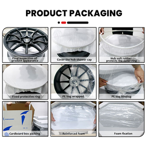 Chất lượng cao 5 lỗ 17x8 5x114.3 bánh xe với sâu lõm 19 20 21 <span class=keywords><strong>22</strong></span> inch vành 18 inch giả mạo Hợp kim nhôm vành bánh xe - Product Image 5