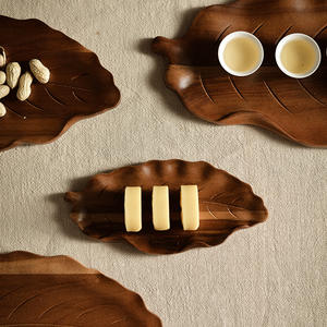 Plato de almacenamiento de madera de estilo japonés, bandeja de almacenamiento para postre Irregular creativa en forma de nube, desayuno, fruta, accesorios de cocina - Product Image 5