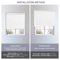 Stores enrouleurs occultants sans cordon avec isolation thermique et protection UV pour les fenêtres de la maison et du bureau