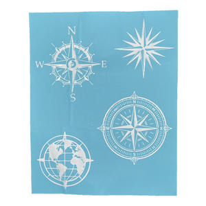 Plantillas de Malla Lavables y Reutilizables WBG para Transferir Pintura de Tiza, Plantillas para <span class=keywords><strong>Pintar</strong></span> sobre Madera, Decoración del Hogar, Pizarra, Cerámica - Product Image 1