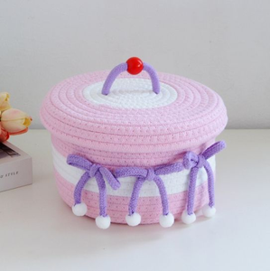 Caja de Regalo con Diseño de Lazo para Recién Nacidos, Caja de Almacenamiento Vacía con Tapa Esférica, para Cumpleaños, Primer Año, Recuerdos de Boda - Product Image 3