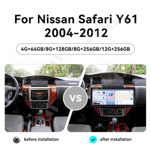 วิทยุติดรถยนต์ ZWNAV ระบบ <span class=keywords><strong>Android</strong></span> 15 เครื่องเล่น DVD วิดีโอ พร้อมระบบนำทาง GPS สำหรับรถยนต์นิสสัน ซาฟารี Y61 ปี 2004-2012 รองรับระบบมัลติมีเดียในรถยนต์และ Carplay - Product Image 2