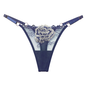 <span class=keywords><strong>Perizoma</strong></span> Donna <span class=keywords><strong>Classico</strong></span> Versione Base Regolabile Sexy Ricamato Traspirante Hot Temptation Vita Bassa Trasparente - Product Image 5