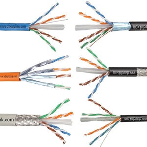 4-Paar Hochgeschwindigkeits-1000ft (305m) <span class=keywords><strong>Cat</strong></span> 7 Netzwerk-LAN-Ethernet-Kabel SFTP Cat7 PVC LSZH Ummantelung 1000ft (305m) Kommunikationskabel - Product Image 2