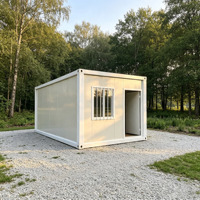 Maison préfabriquée isolée écologique, maison modulaire portable, mini-maison mobile pour appartement individuel