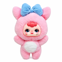 PG52 Animal en peluche interactif IA, personnage rose mignon avec conversation multilingue, clonage vocal et compagnie IA