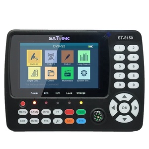 <span class=keywords><strong>SATLINK</strong></span> ST-5150 DVB-S2/T2/C COMBO HD衛星ファインダーメーターH.265 HEVC MPEG-4 QPSK 8PSK 16APSK 4.3インチTFT液晶画面 - Product Image 2