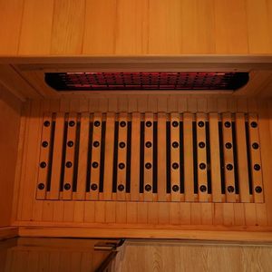1 persona interior canadiense Hemlock madera mejorado <span class=keywords><strong>WiFi</strong></span> Control Home Spa Saunas bajo EMF <span class=keywords><strong>sauna</strong></span> infrarroja - Product Image 6