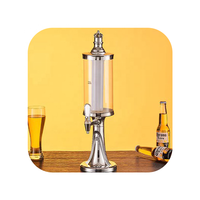 Distributeur de boissons en forme de tour de bière à baril droit, luxe européen, 3 litres, en plastique, alimenté par énergie solaire, qualité alimentaire, pour restaurant, hôtel, buffet