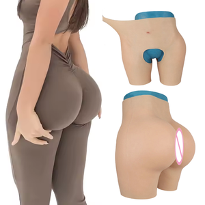 Bragas acolchadas de gran tamaño falsas y <span class=keywords><strong>Bumbum</strong></span> Butt Enhancement Big Hips Up Buttocks pantalón de silicona para glúteos - Product Image 6