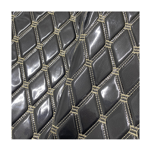 Dernière conception de cuir synthétique PU brodé en PVC avec mousse pour siège de voiture pour meubles - Product Image 3