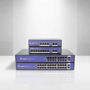 250W Power Supply 24 Ports PoE Switch with Gigabit Uplink RJ45 Port Network Switches for Wireless <b>IP</b> <b>Camera</b> - Product Image 2
