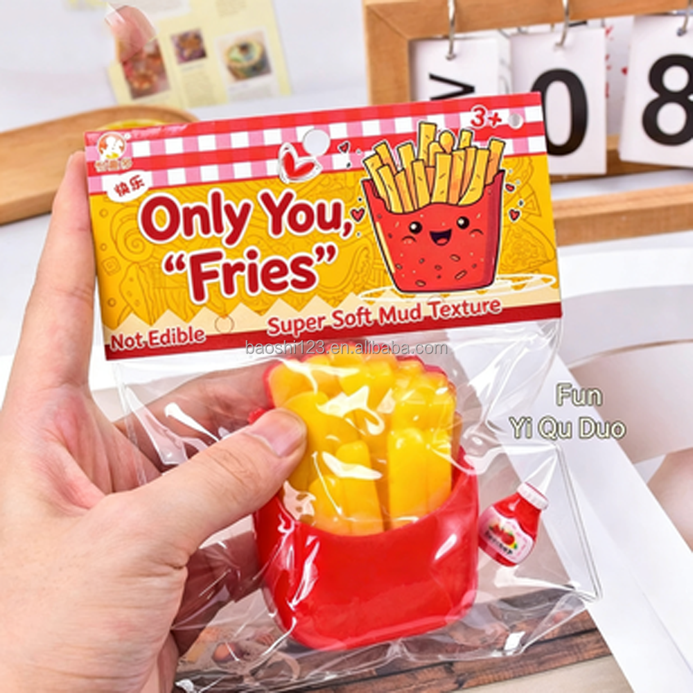 ของเล่นสกุชชี่เฟรนช์ฟรายส์