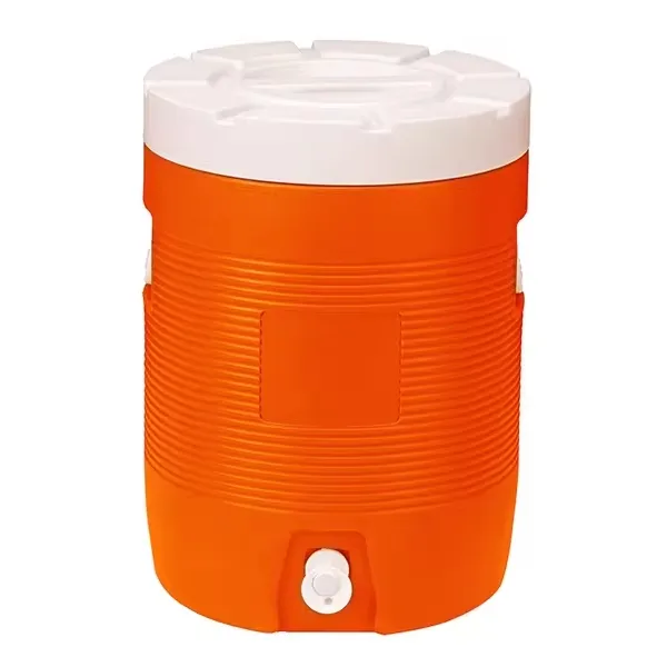 Pichet refroidisseur en plastique de forme ronde 28L pour boîte à boissons de pêche en plein air avec robinet glacière coffre LOGO personnalisé