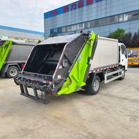 Camion à ordures compacteur Isuzu 4X2 5m³ à benne basculante, personnalisation pour le commerce extérieur